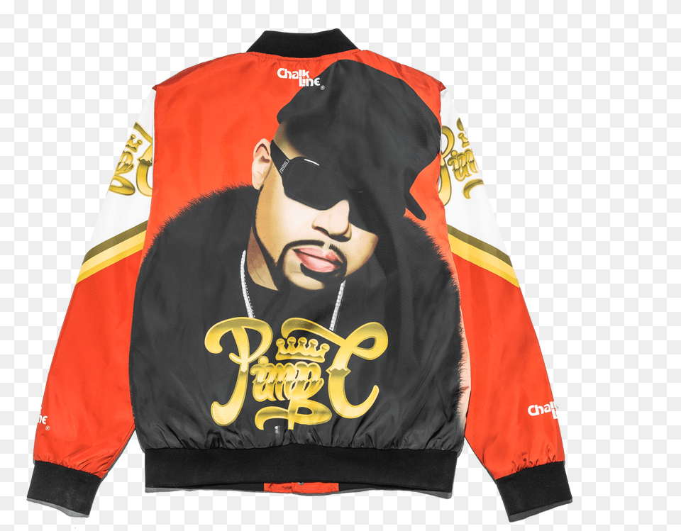 Pimp C X Chalk Line Legends Pimp C Jacket, Clothing, Coat, Woman, Adult Free Png Download