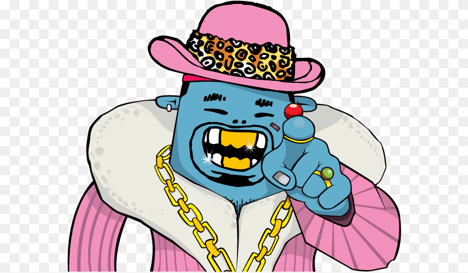 Pimp Cartoon, Clothing, Hat, Baby, Person Png Image