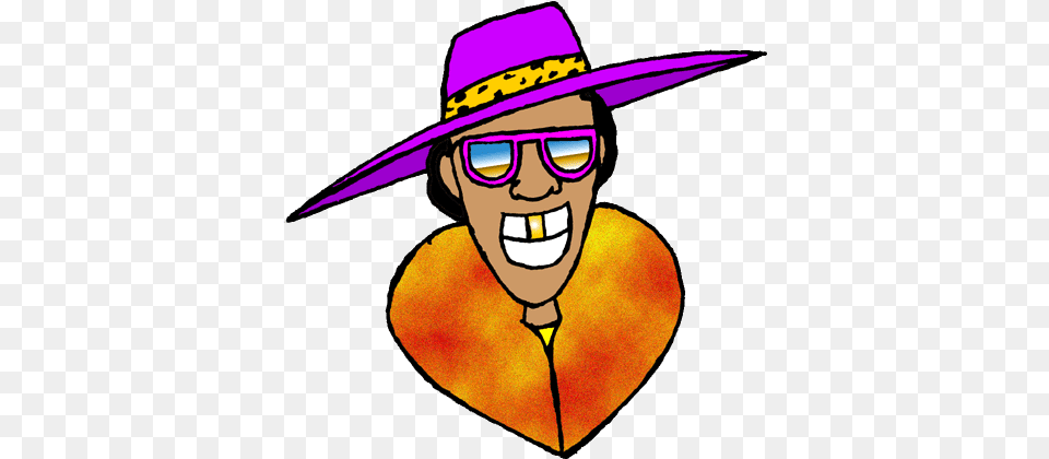 Pimp Clipart, Clothing, Hat, Adult, Person Free Png