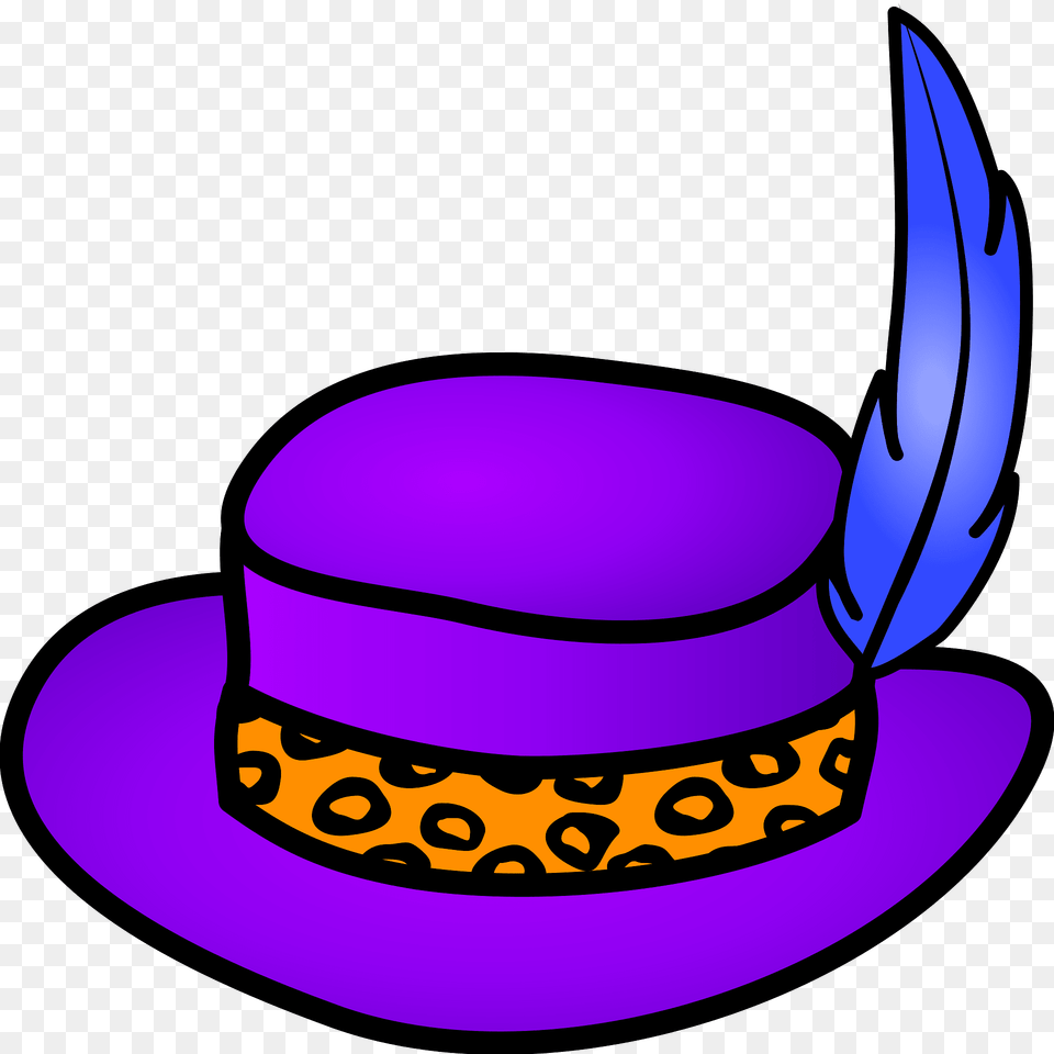 Pimp Hat Clipart, Clothing, Animal, Fish, Sea Life Png