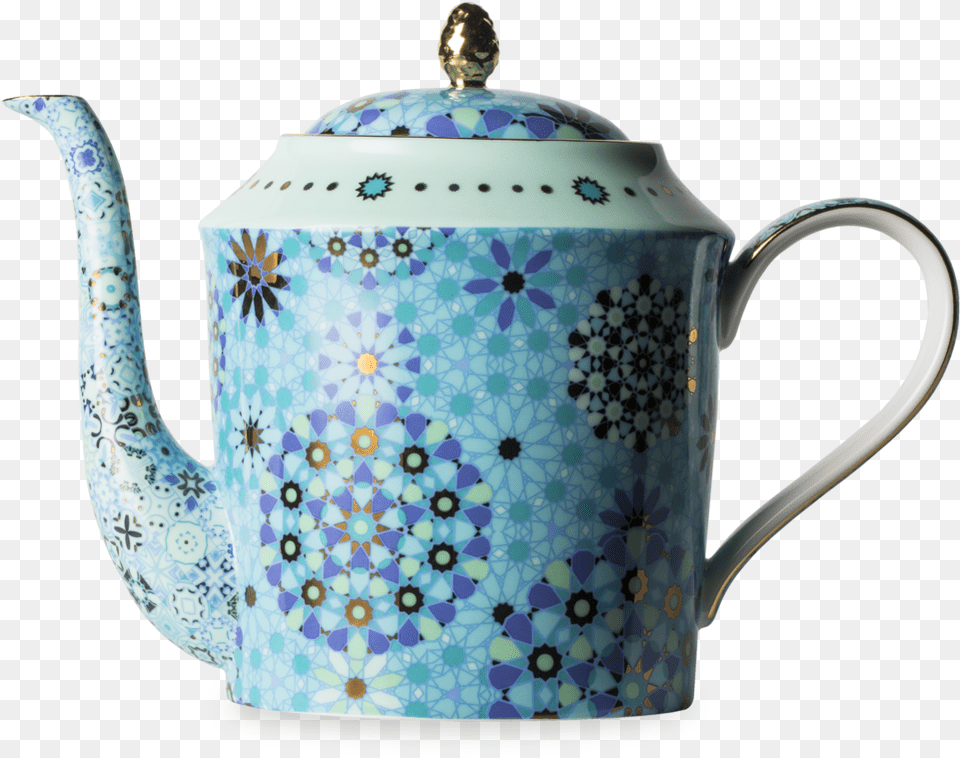 Pimp My T2 Teapot Blue, Cookware, Pot, Pottery, Art Free Png