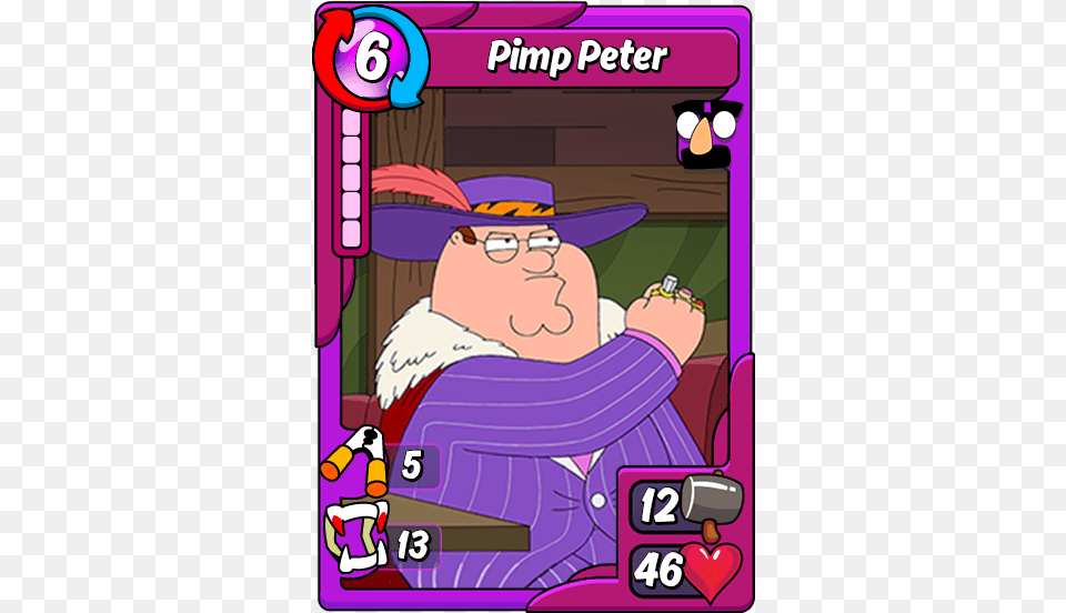Pimp Peter Family Guy Pimp Peter, Book, Comics, Publication, Baby Free Transparent Png
