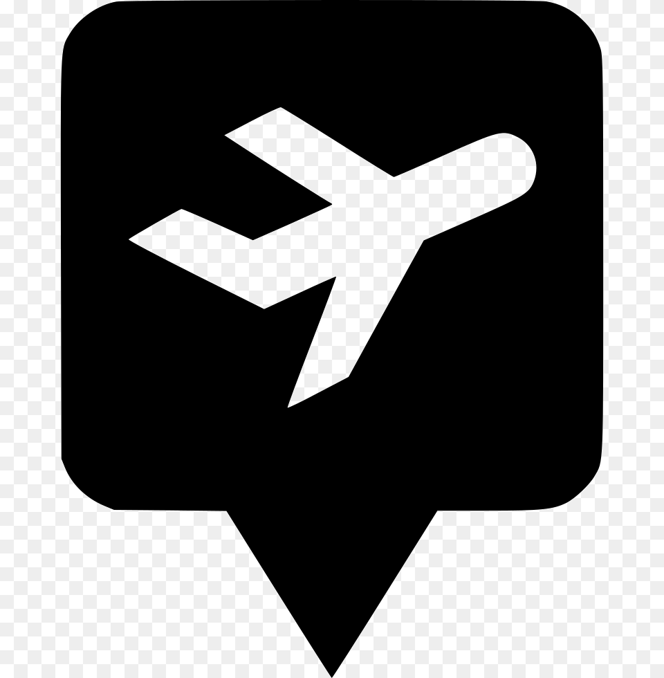 Pin Airport Comments, Symbol, Sign Free Transparent Png