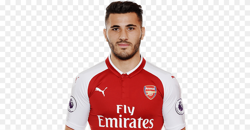 Pin Arsenal Jersey 2019, Clothing, Shirt, Adult, Person Free Png Download