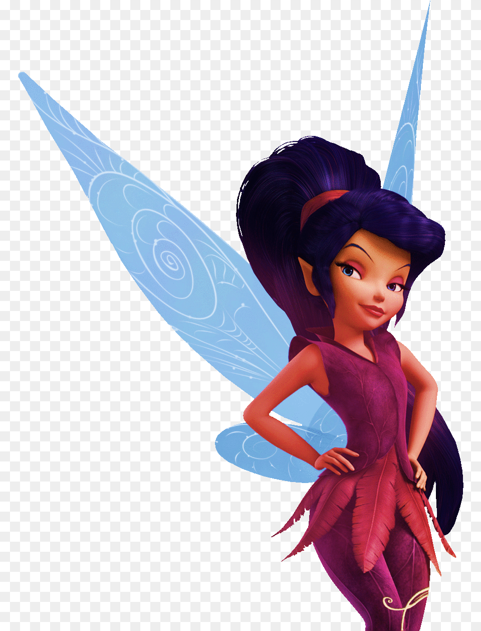 Pin Av Luna Christensen P Tinkerbell Transparent Great Fairy Rescue Vidia, Doll, Toy, Adult, Face Free Png Download