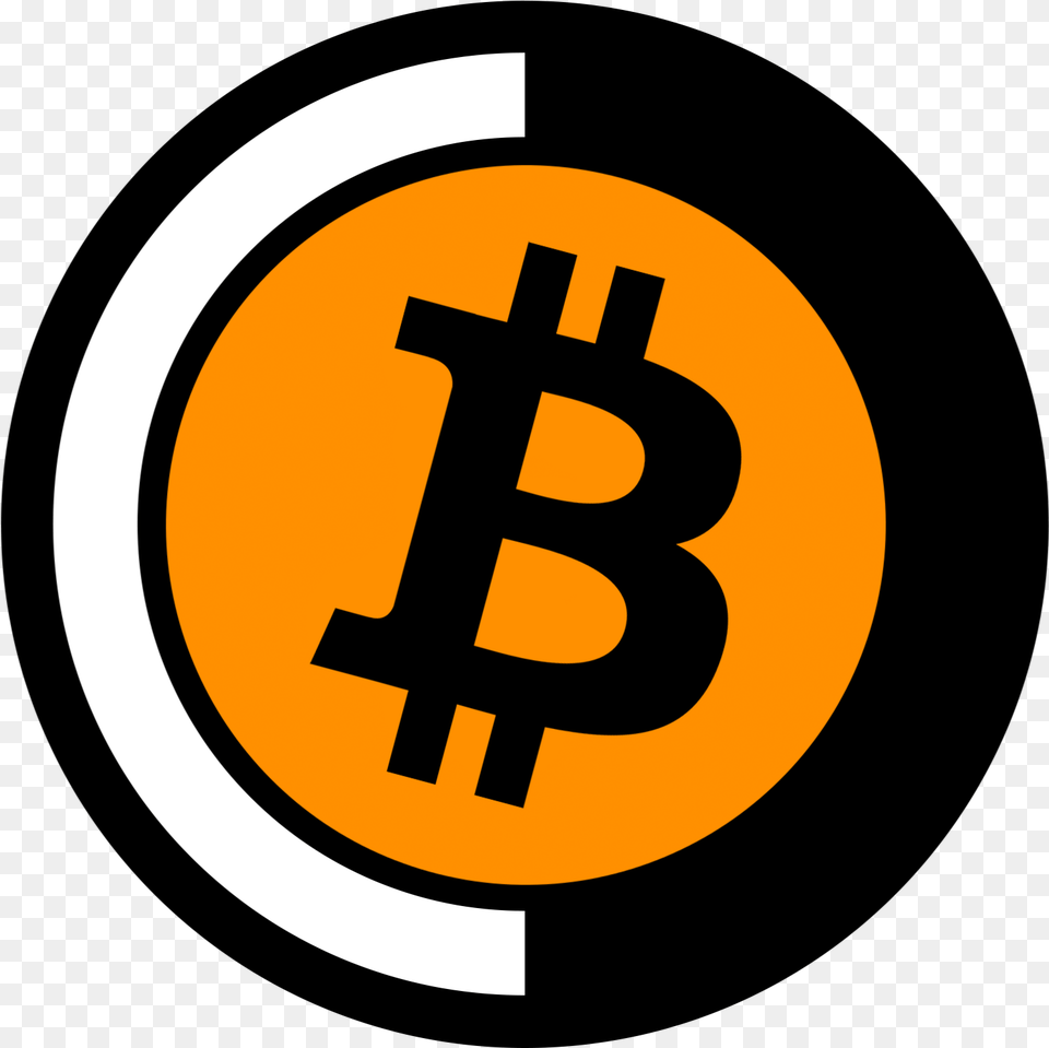 Pin Bitcoin Logo Transparent, Symbol, Sign Free Png Download