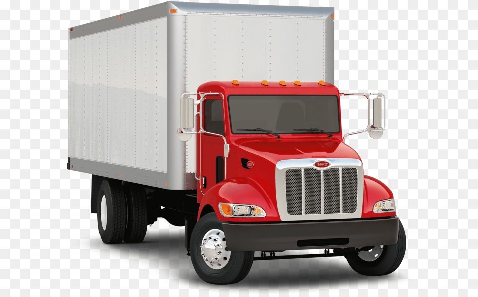 Pin Box Truck Clip Art 2014 Peterbilt, Trailer Truck, Transportation, Vehicle, Moving Van Png Image
