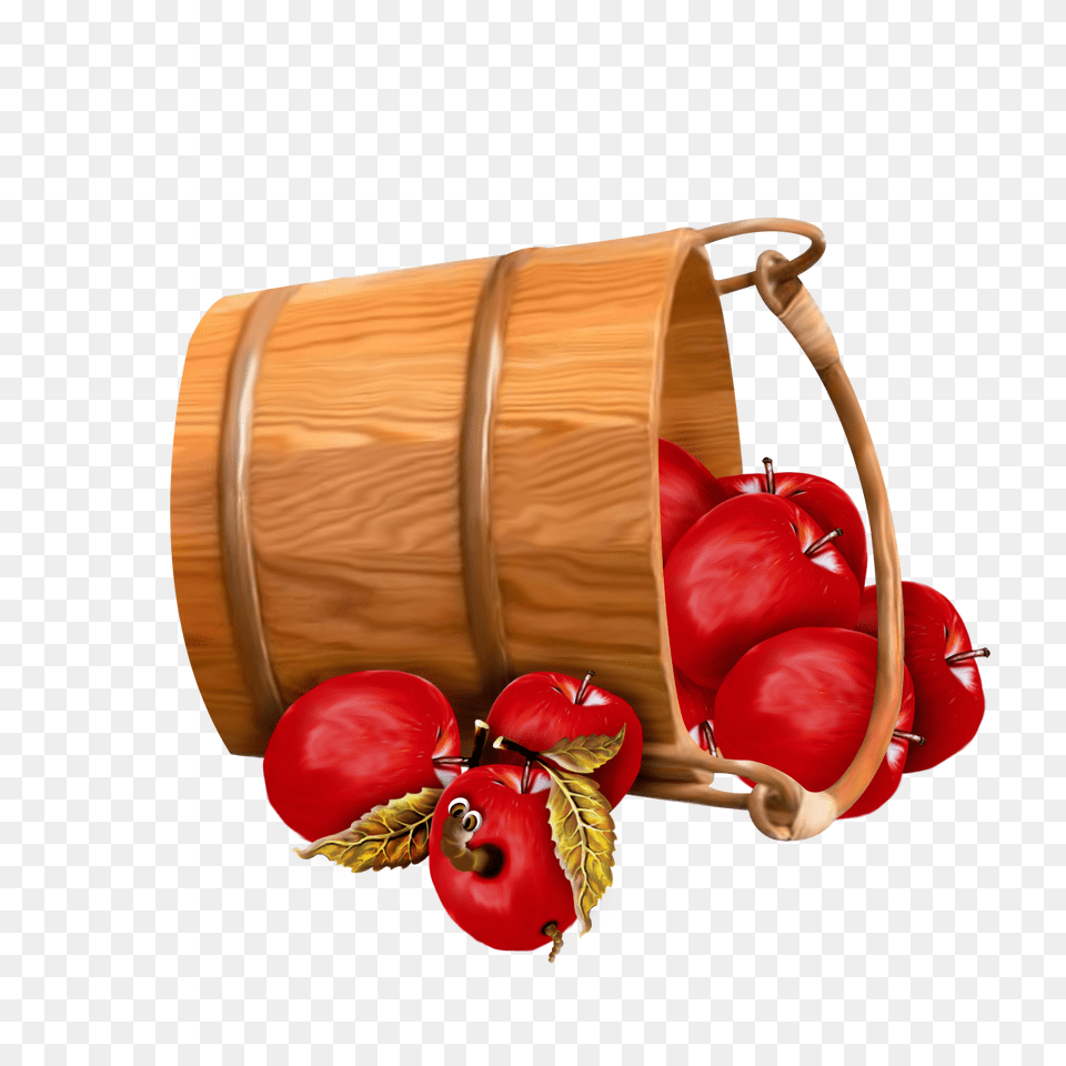Pin Bucket Of Apples Clipart, Person, Crib, Furniture, Infant Bed Free Png Download