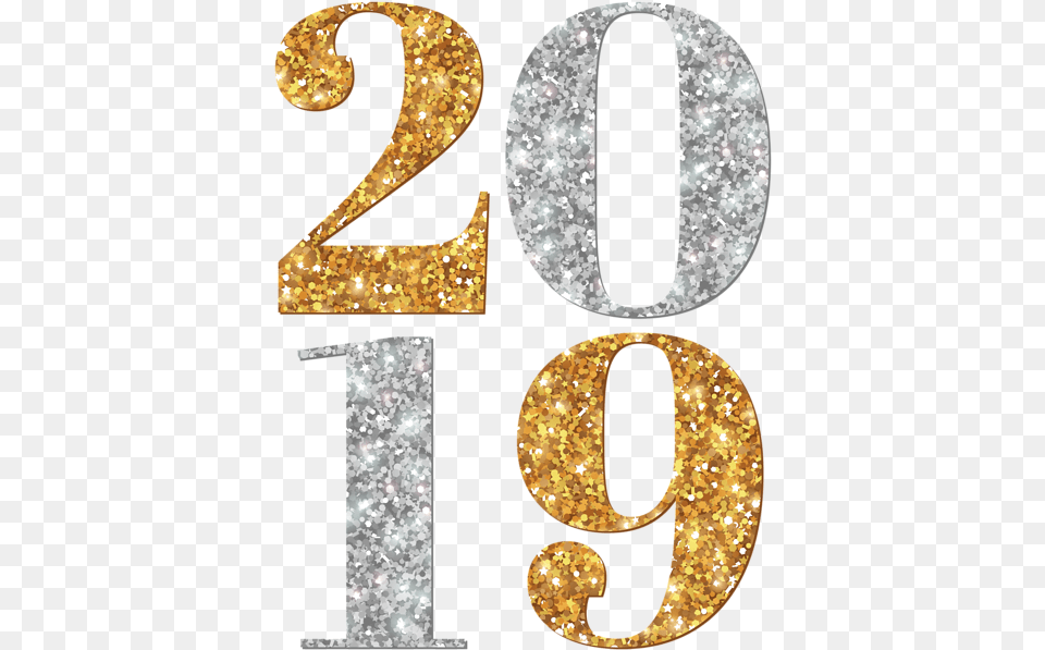 Pin Buon Anno 2019 Glitterati, Number, Symbol, Text, Chandelier Free Png
