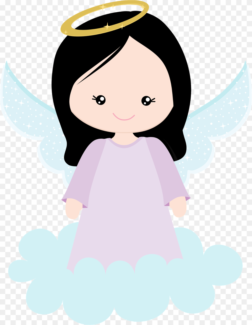 Pin By Adriele Carlos Petraglia On Batismos Girl Angel Clipart, Baby, Person, Face, Head Free Png