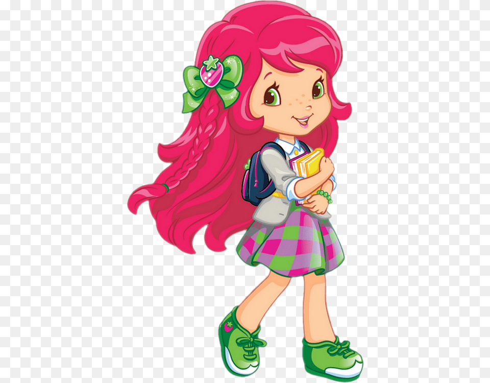 Pin By Amy On Strawberry Shortcake Caderno Brochuro Capa Dura 96fls Moranguinho Capa, Book, Comics, Publication, Baby Png