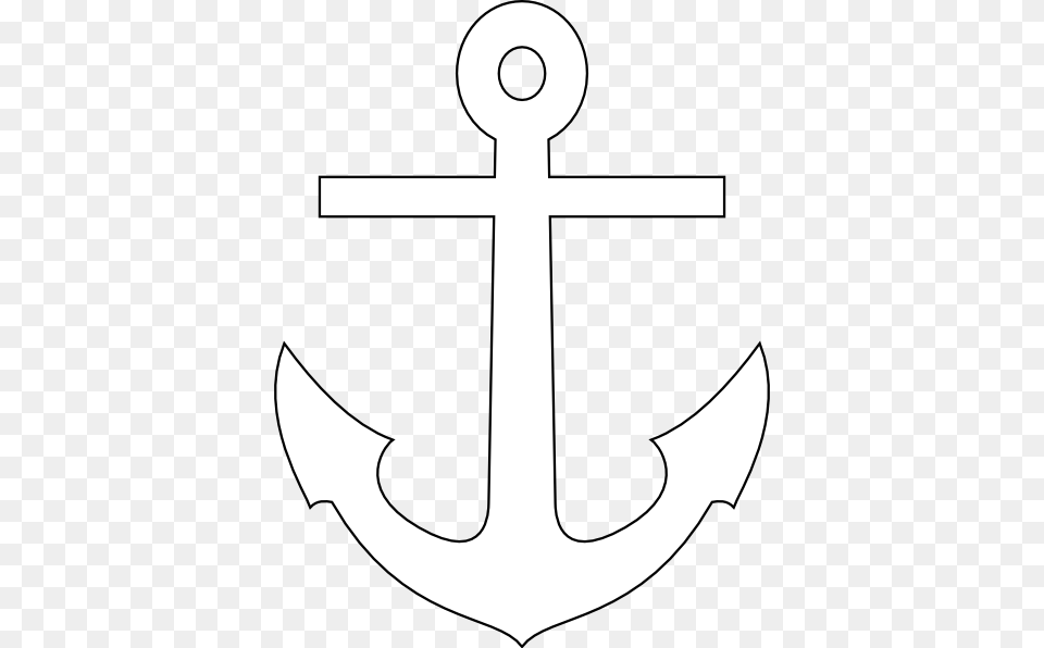 Pin By Anchor Lovers On Anchor Printable White Anchor No Background, Electronics, Hardware, Hook, Cross Free Transparent Png