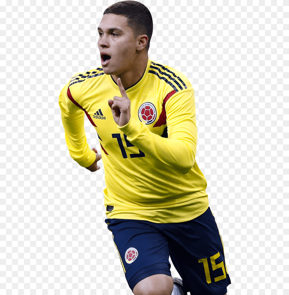 Pin By Ftbol Iberoamericano On Colombia Juan Fernando Quintero Colombia, Head, Shirt, Clothing, Face Png Image