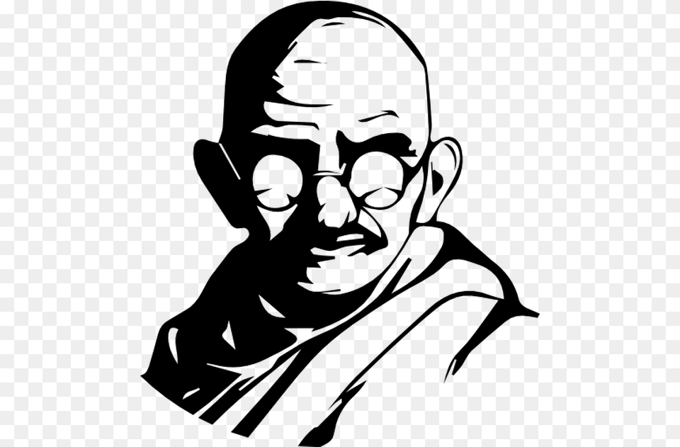 Pin By Hanelise Rauth On Book Cover Gandhi Jayanti Black And White, Gray Png