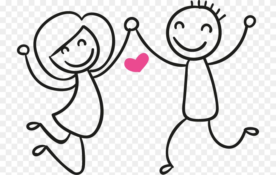 Pin By Irina Bordyn On Art Transparent Stick Figure Couple, Face, Head, Person, Animal Png