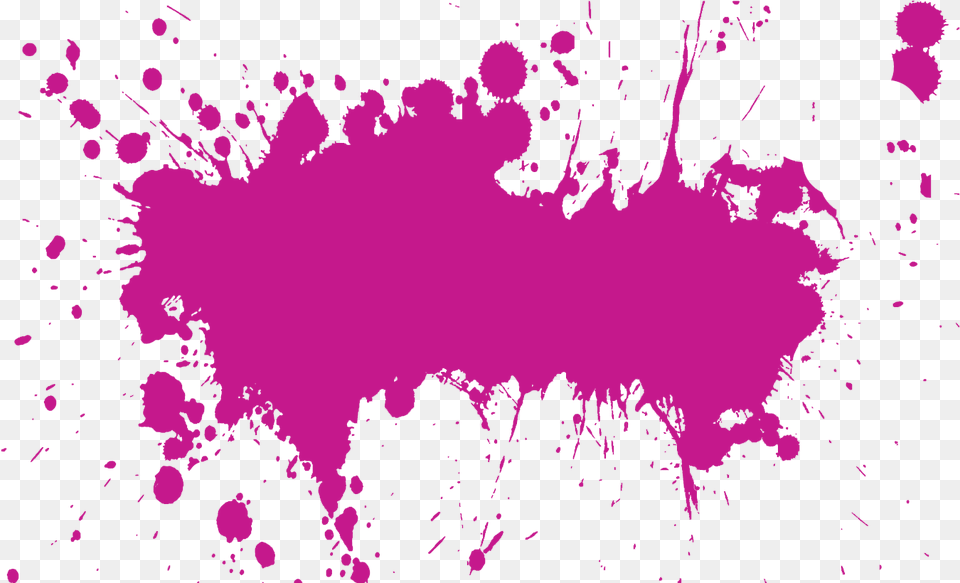 Pin By Jose Lensmount Pink Paint Splatter, Purple, Art, Graphics, Stain Free Png Download