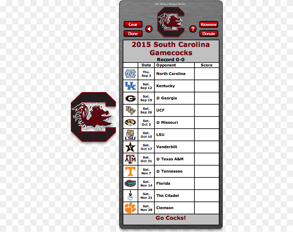 Pin By Judy Wilkes On Gamecocks Ncaa South Carolina Fighting Gamecocks 27 By 37 Inch, Text, Menu, Symbol Png Image