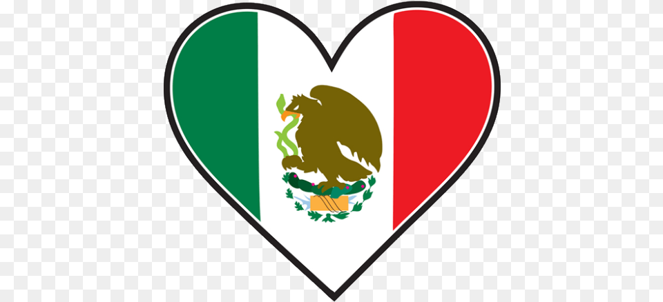 Pin By Lalopez Kcherrera Transparent Mexican Flag Heart, Animal, Bear, Mammal, Wildlife Free Png