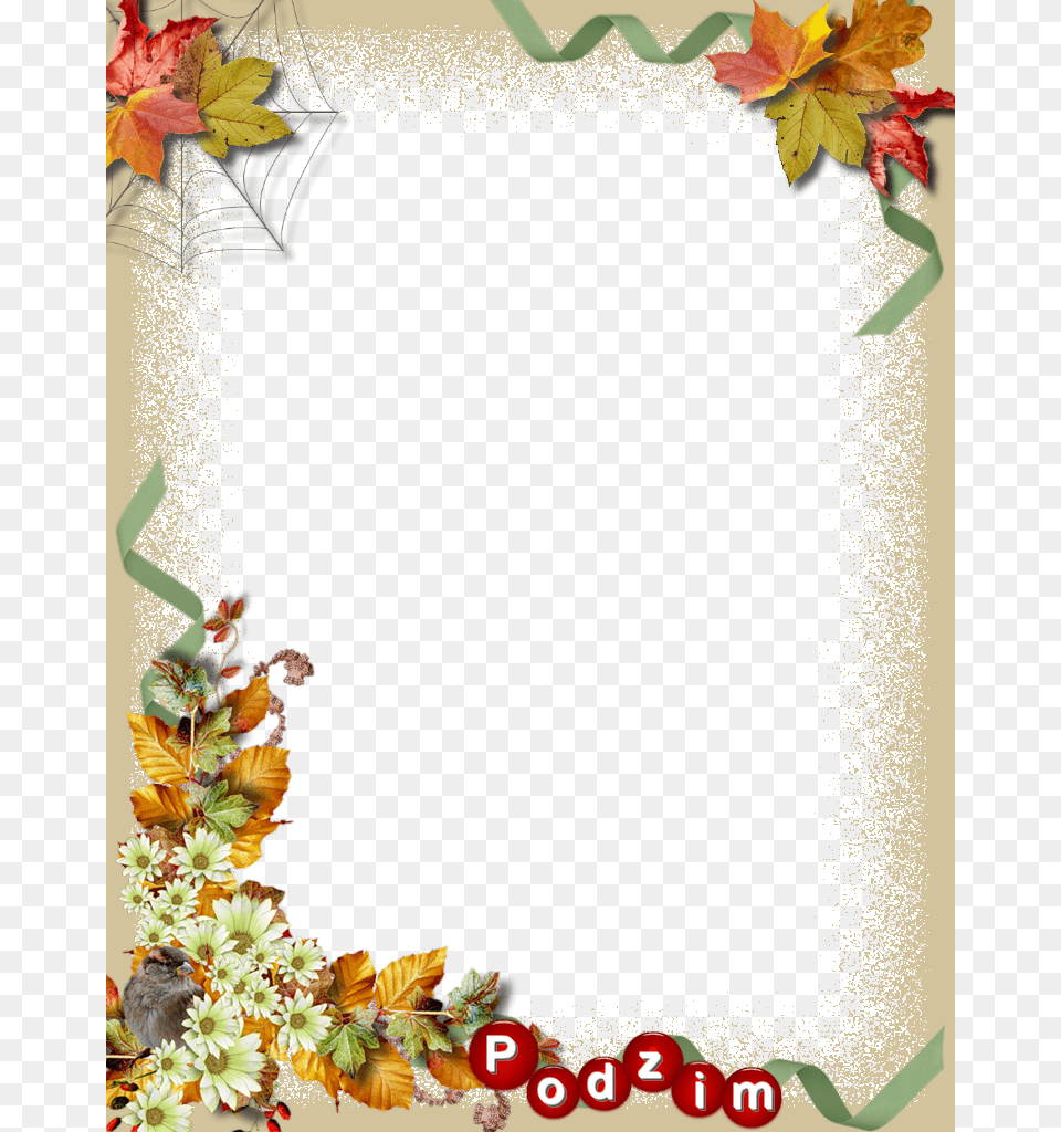 Pin By Mria Pospilov On My Autumn Frames Novogodnie Ramki Psd 2018, Art, Graphics, Leaf, Plant Png Image