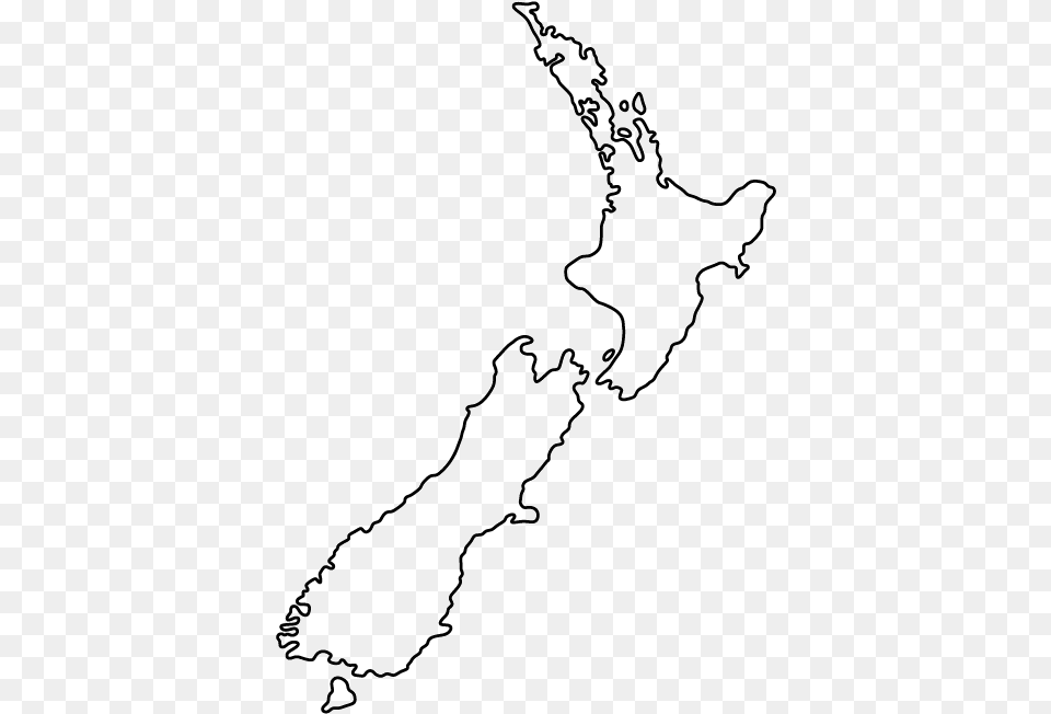 Pin By Muse Printables On Printable Patterns New Zealand Map, Silhouette, Stencil, Accessories, Jewelry Free Png Download