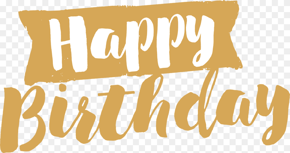Pin By Pngsector On Happy Birthday Transparent Transparent Calligraphy Happy Birthday, Text, Book, Publication Free Png Download