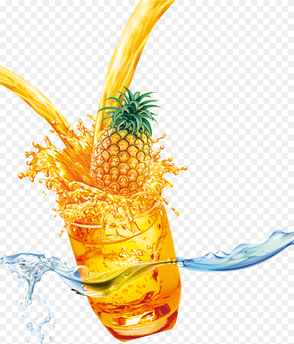 Pin By Pngsector Pineapple Juice Splash, Food, Fruit, Plant, Produce Free Transparent Png