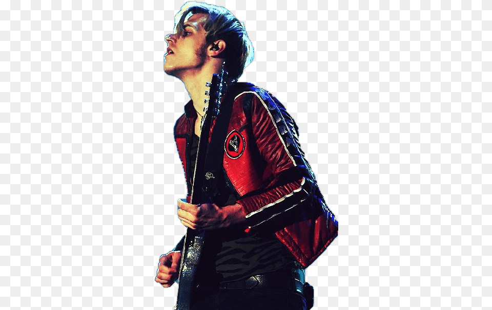 Pin By Safi Elgamal On Mikey Wayyy Mikey Way Jawline, Solo Performance, Clothing, Coat, Person Free Transparent Png