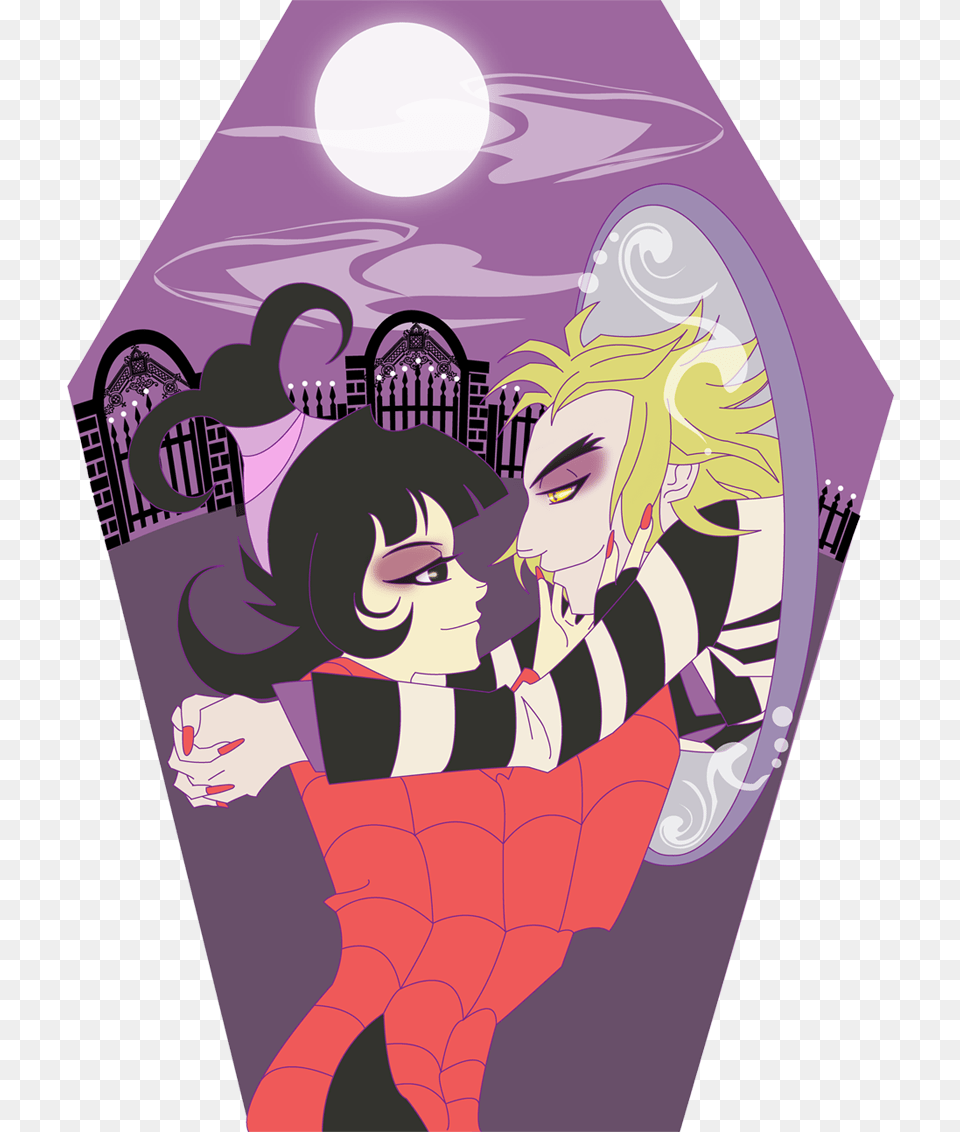 Pin By Verdusa On Fan Arts In 2018 Beetlejuice, Purple, Publication, Book, Comics Free Transparent Png