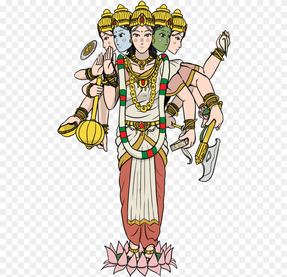 Pin By Watchalen Mudkrathok On All Anime Hindu Gods Hindu Gods In Anime, Person, Clothing, Costume, Publication Free Png Download