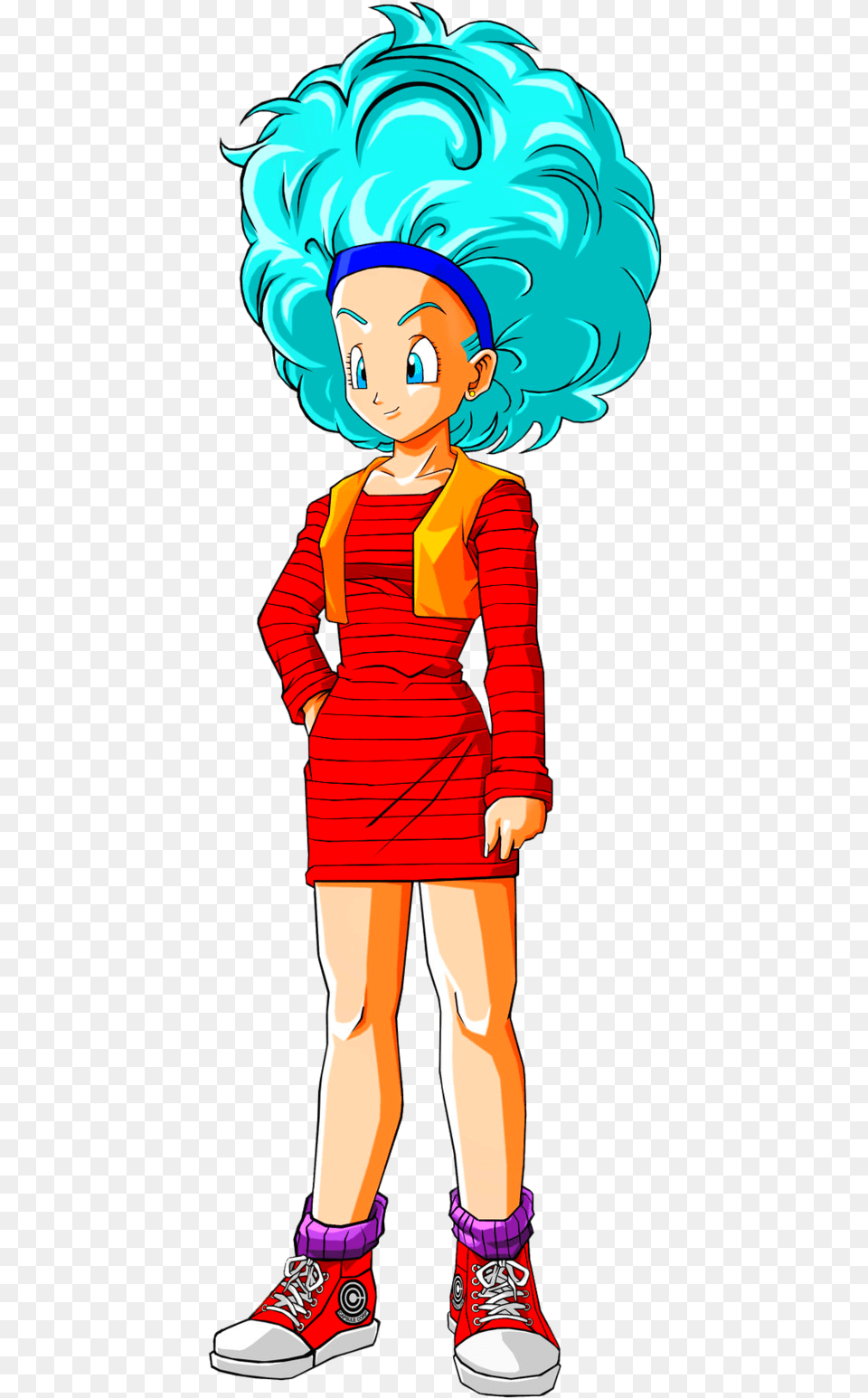 Pin Chelsea Brooks On Dragon Ball Dragon Bulma Afro Dragon Ball Z, Shoe, Publication, Footwear, Comics Png Image