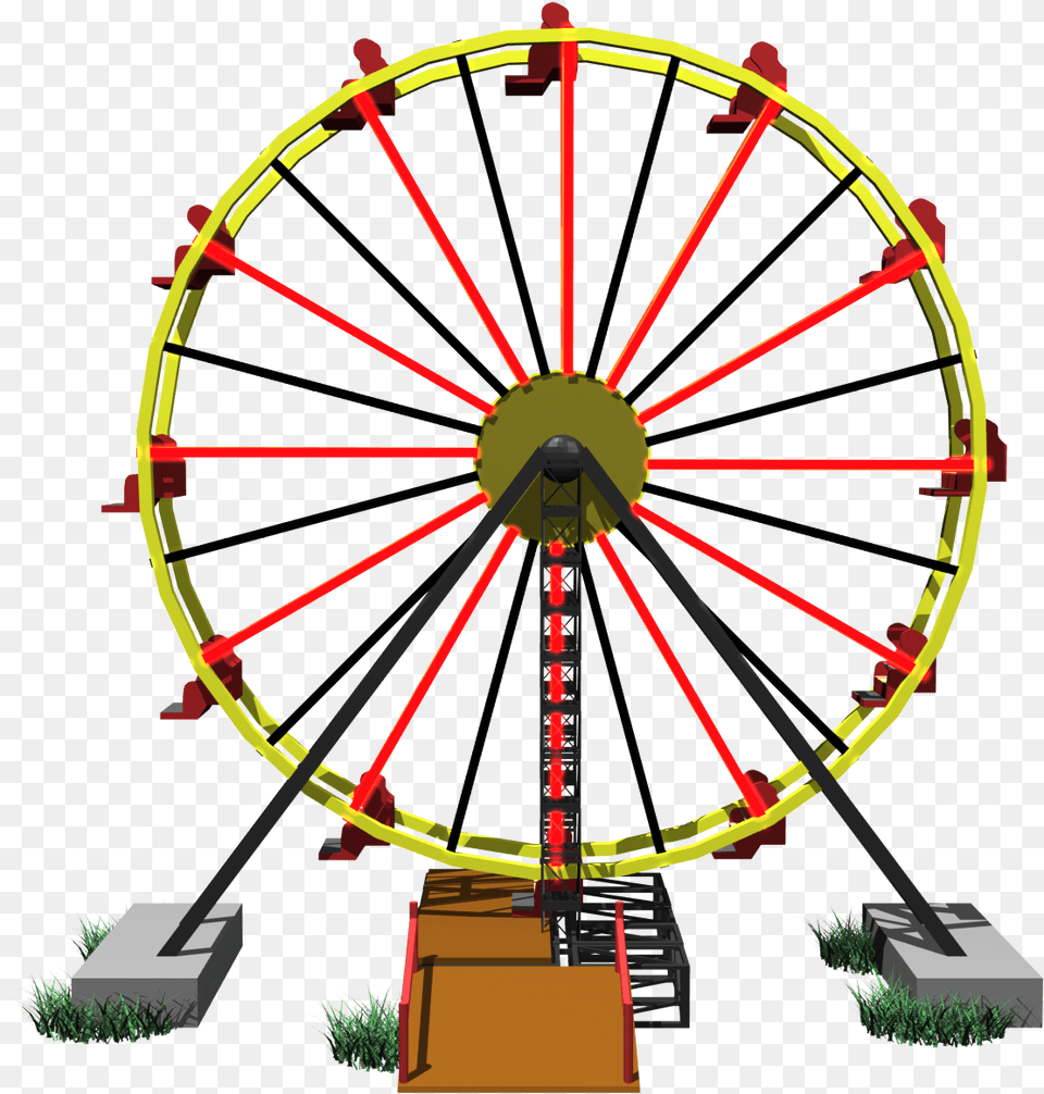 Pin Country Fair Clipart Animated Ferris Wheel Transparent, Amusement Park, Ferris Wheel, Fun, Bow Free Png Download