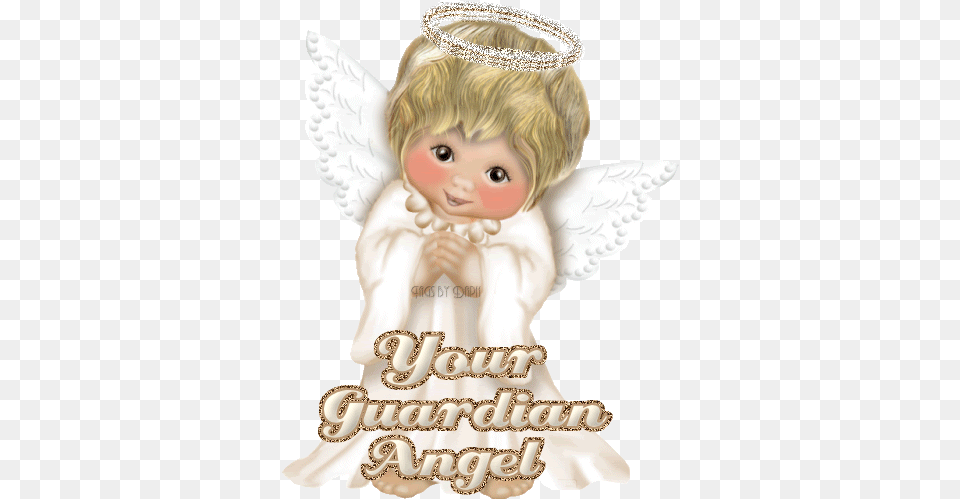 Pin Cute Guardian Angel Gif, Accessories, Baby, Person, Doll Free Transparent Png