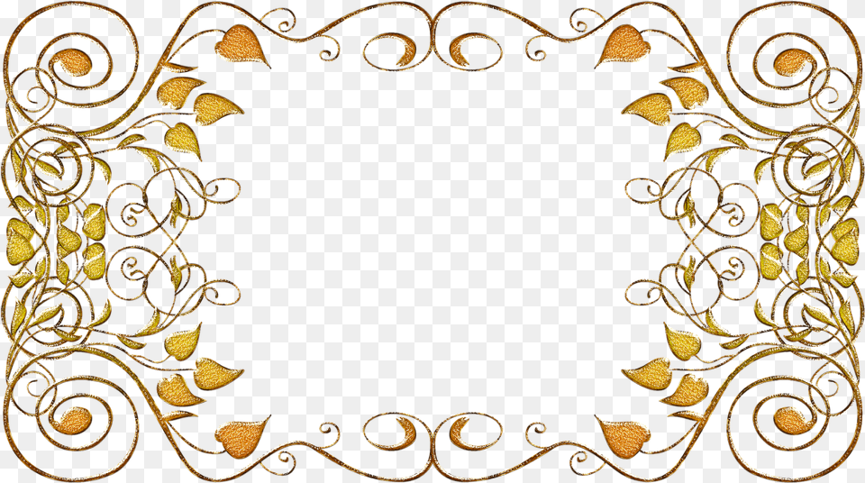 Pin De Asyr Gelenow Em L Arabescos Dourados Moldura Dourada, Art, Floral Design, Graphics, Pattern Png