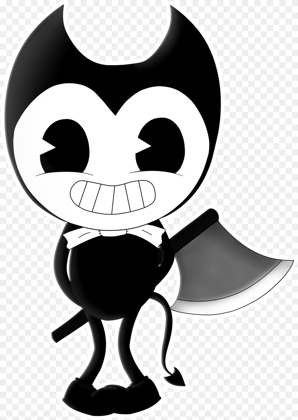 Pin De Five Nights At Freddy99 World Bon Bon En Bendy, Stencil Png Image