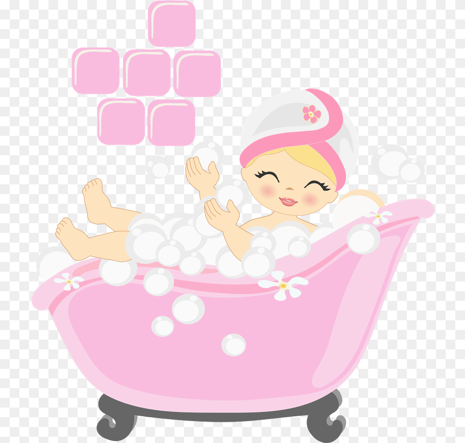 Pin Em Party Bathtub, Bathing, Person, Tub, Baby Free Png Download