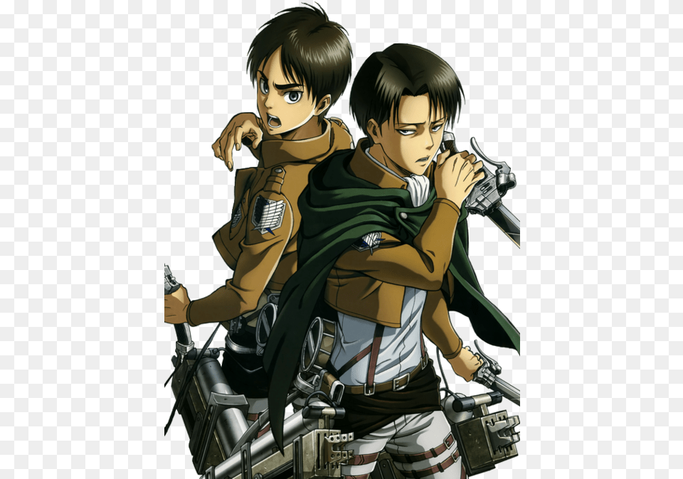 Pin Eren And Levi, Publication, Book, Comics, Adult Png Image