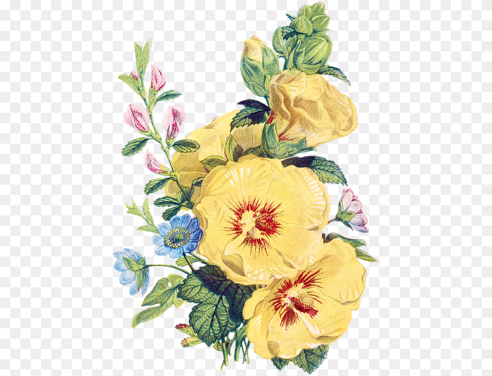 Pin Flower Bunch Illustration, Pattern, Art, Floral Design, Graphics Png
