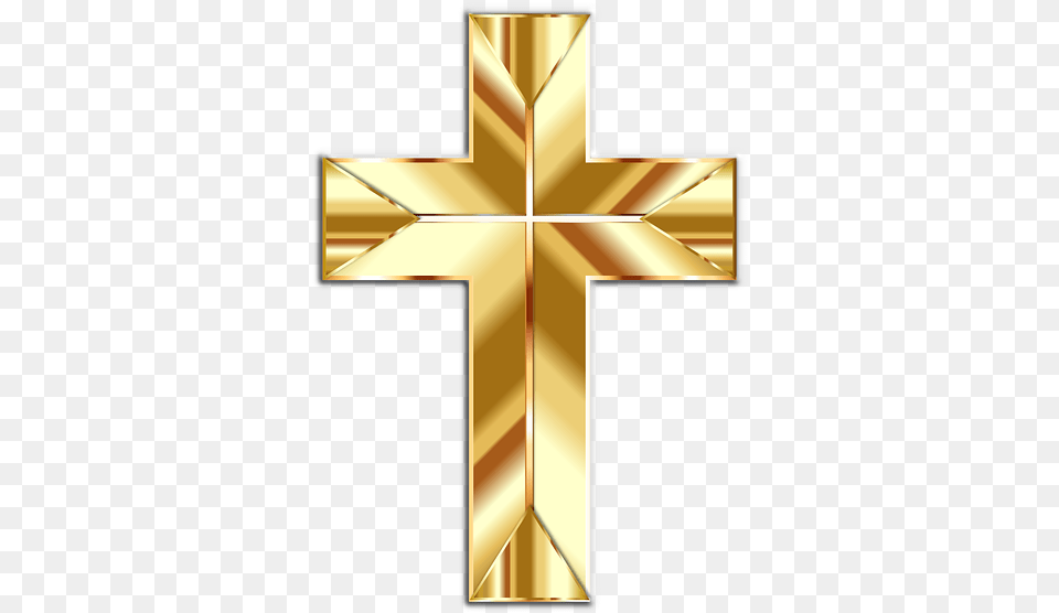 Pin Gold Jesus Cross, Symbol, Crucifix Free Transparent Png