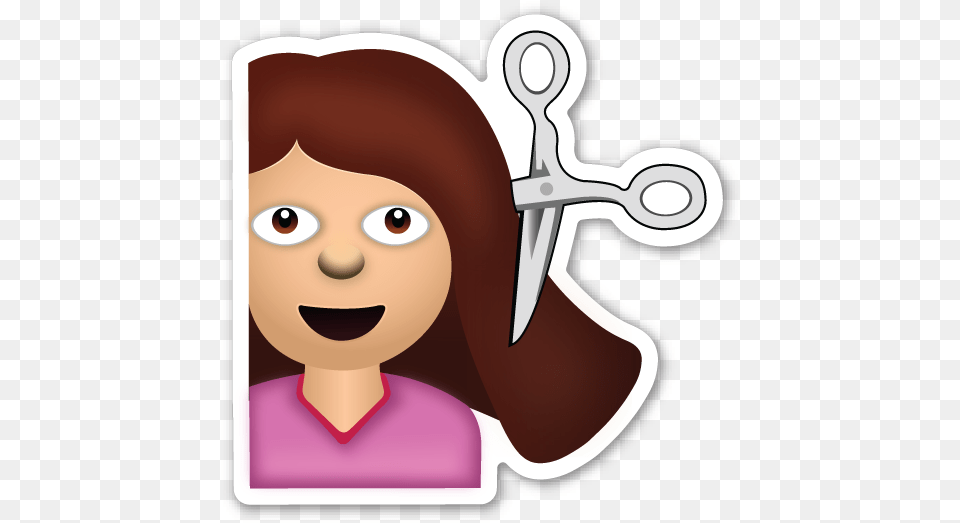 Pin Haircut Emoji Face, Head, Person, Smoke Pipe Free Transparent Png