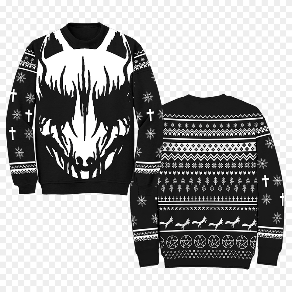 Pin Inspirace Babymetal Christmas Sweater, Clothing, Hoodie, Knitwear, Sweatshirt Free Transparent Png