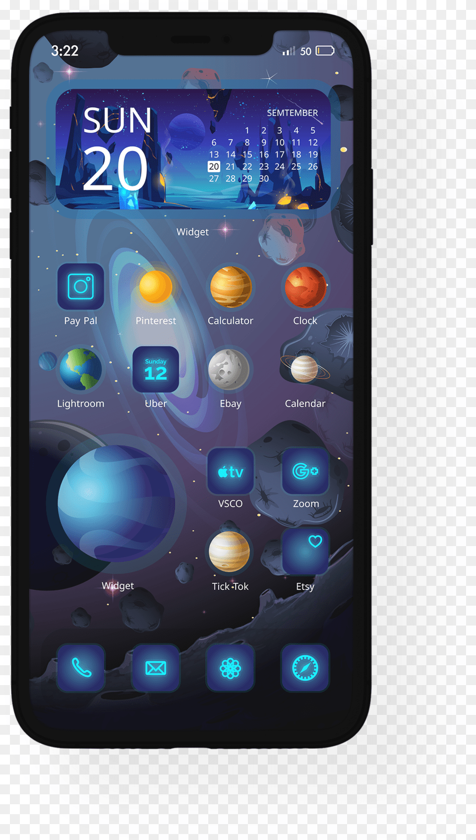 Pin Ios 14 Space Theme, Electronics, Mobile Phone, Phone, Ball Free Transparent Png
