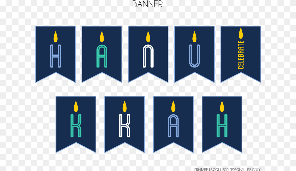 Pin It Hanukkah Banner Printable, Scoreboard Free Png