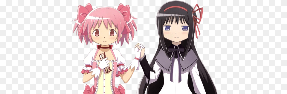 Pin Kaname Madoka Akemi Homura, Publication, Book, Comics, Anime Free Transparent Png