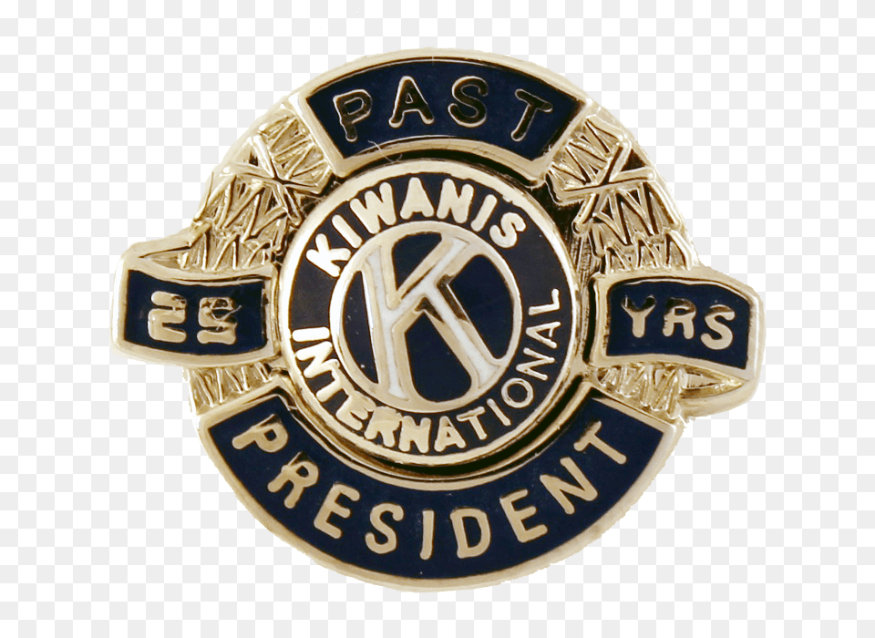 Pin Legion Of Honor 25 Year Past President Badge, Logo, Symbol, Machine, Wheel Png