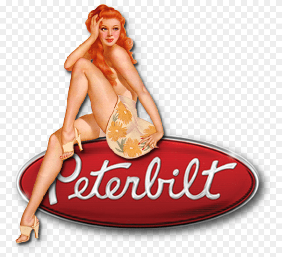 Pin Logo Decals Peterbilt Logo, Adult, Person, Woman, Female Free Png