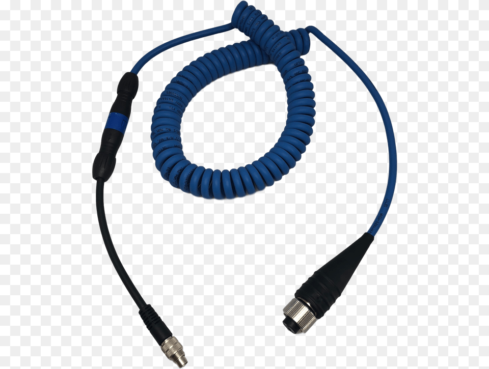 Pin Ms Connector Coiled Accelerometer Cables, Cable, Electronics, Headphones Png Image