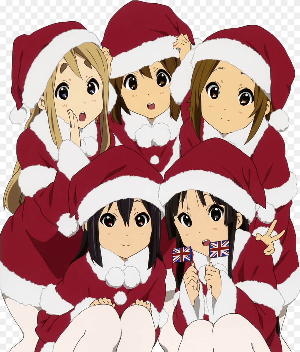 Pin Nightcore On Anime Pics Anime Wallpaper K On Merry Christmas, Book, Comics, Publication, Face Free Transparent Png