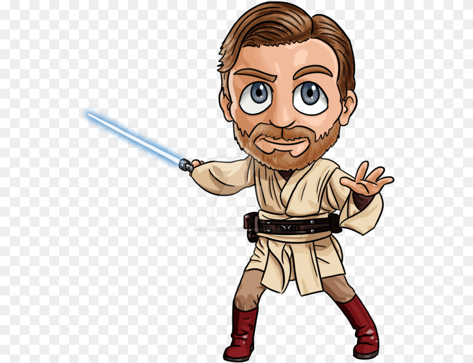 Pin Obi Wan Kenobi Clipart Obi Wan Kenobi Clipart, Book, Publication, Comics, Baby Free Png