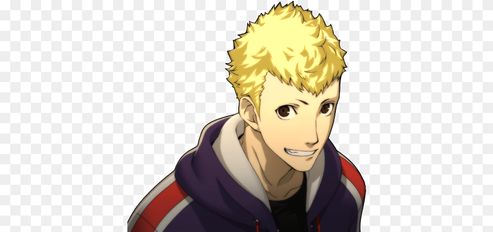 Pin Persona 5 Ryuji Sprite, Anime, Baby, Person, Book Png