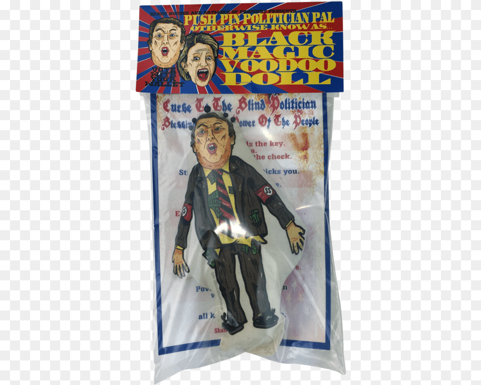 Pin Politician Voodoo Doll39 Hutchla Action Figure, Book, Comics, Person, Publication Free Png